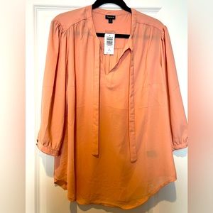 NWT Torrid Peach Blouse Size 1x